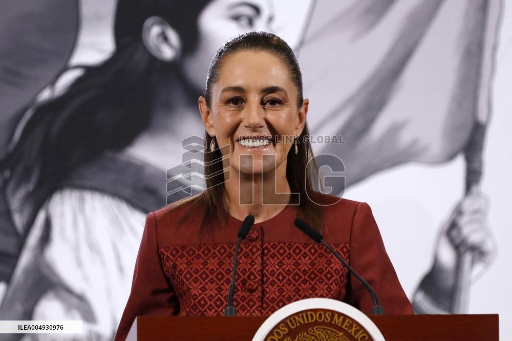 Mexico’s President Claudia Sheinbaum News Conference - Mexico City