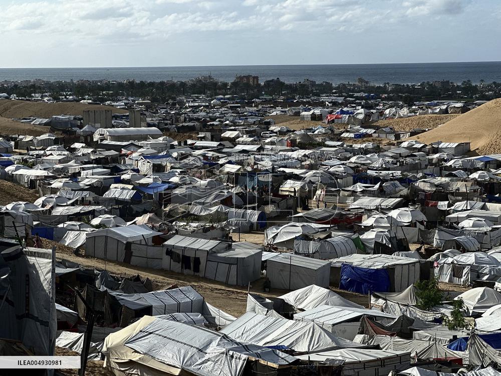 Al Mawasi Storm Destroys Displaced Tents - Gaza