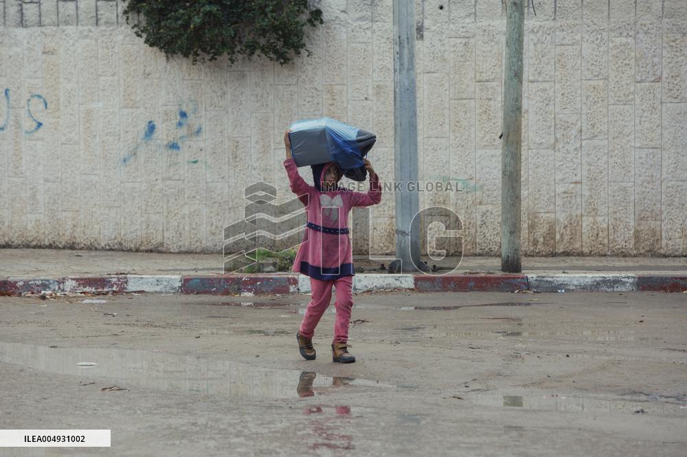 Heavy Rain in Gaza