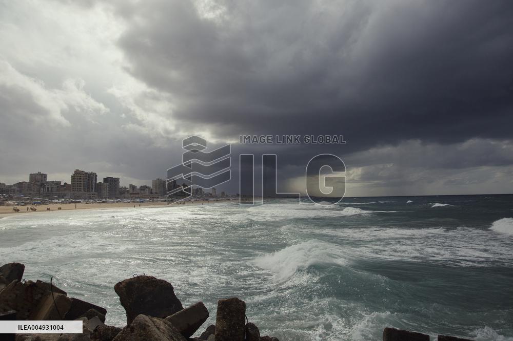 Heavy Rain in Gaza