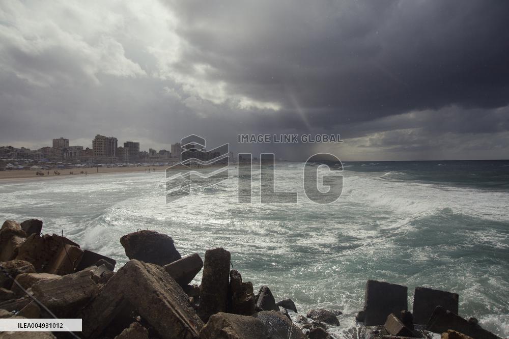 Heavy Rain in Gaza