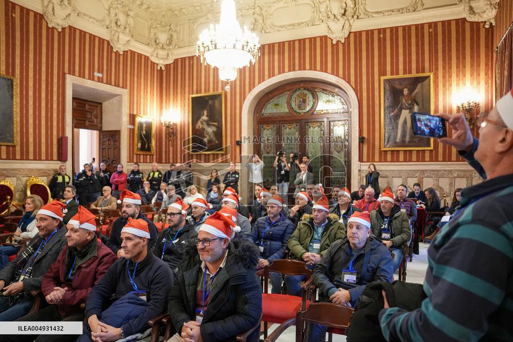 Local Police Protest During City Council Session In Seville - Spain