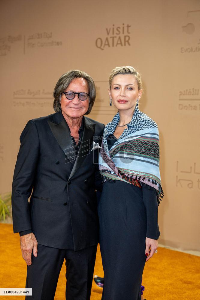 Mohamed Hadid and Keni Silva At Movie Screening - Doha