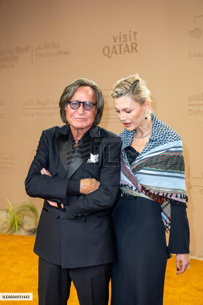 Mohamed Hadid and Keni Silva At Movie Screening - Doha
