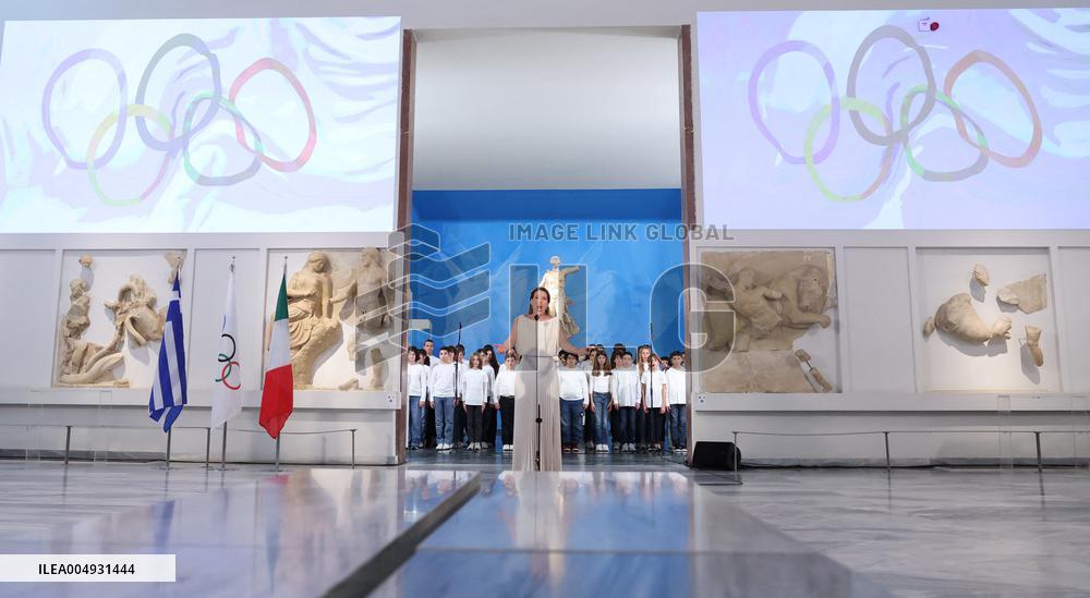 Milan-Cortina 2026 Flame Lighting Ceremony - Greece