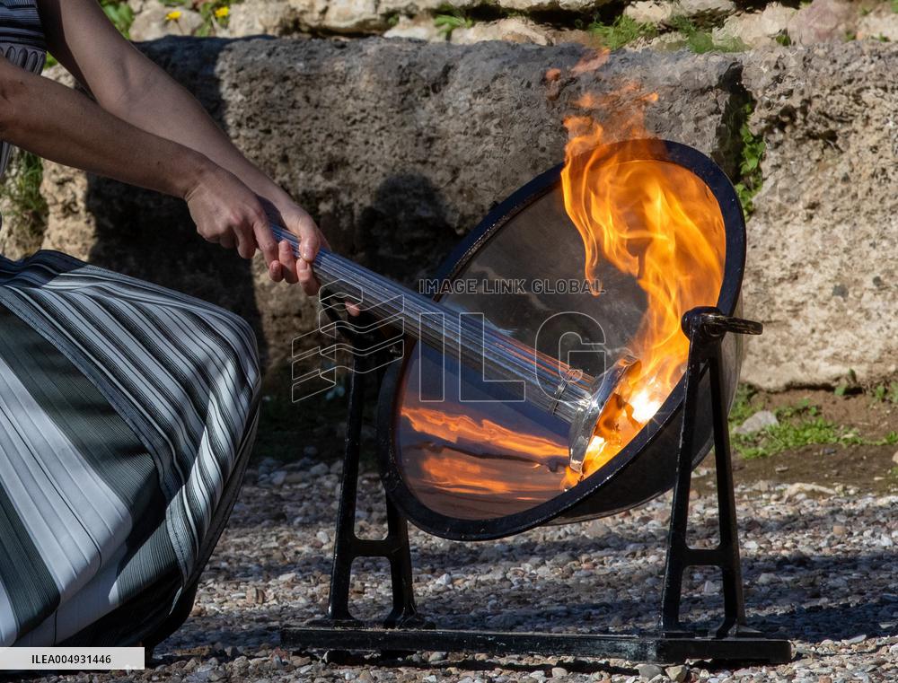 Milan-Cortina 2026 Flame Lighting Ceremony - Greece