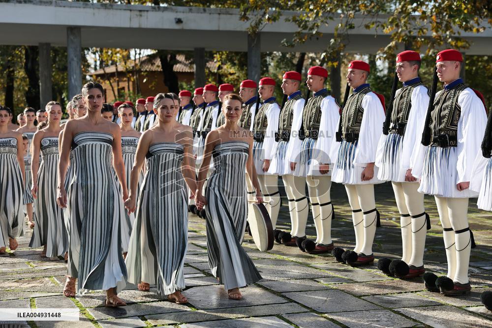 Milan-Cortina 2026 Flame Lighting Ceremony - Greece