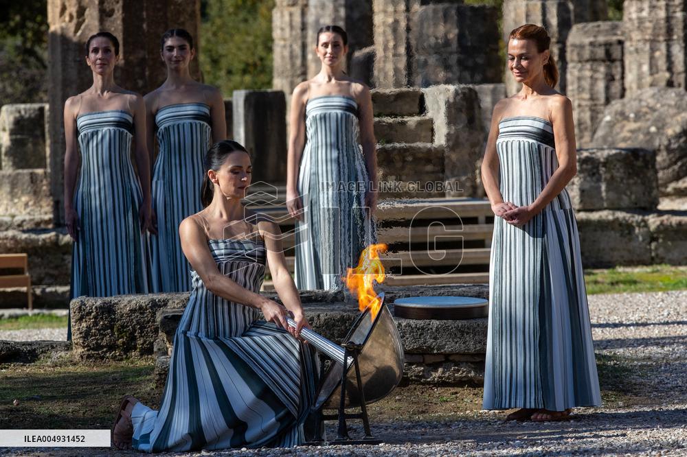 Milan-Cortina 2026 Flame Lighting Ceremony - Greece
