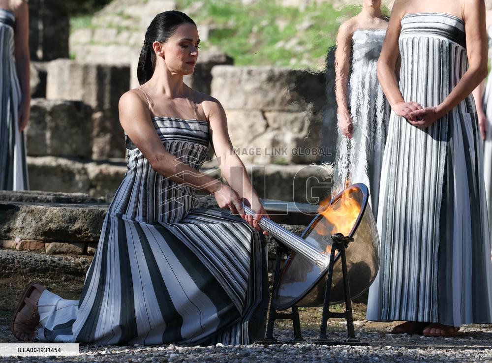 Milan-Cortina 2026 Flame Lighting Ceremony - Greece