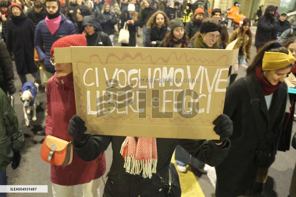 Demonstration Against Violence Toward Women - Bologna