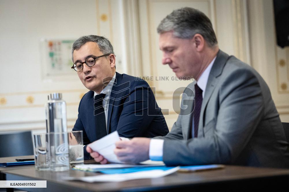 Gerald Darmanin at the Juvenile Justice Conference - Paris AJ