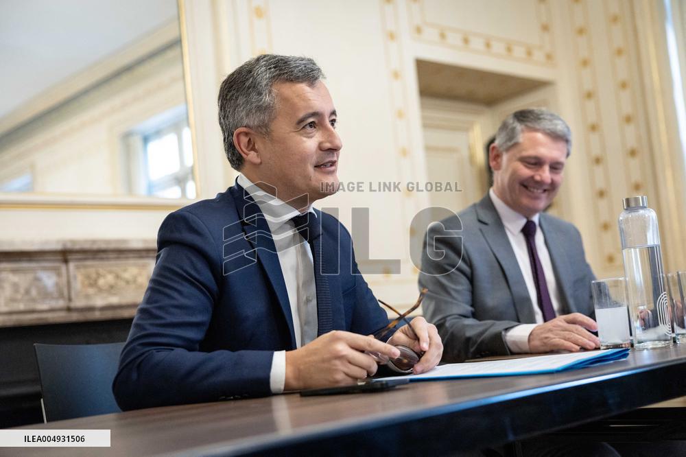 Gerald Darmanin at the Juvenile Justice Conference - Paris AJ