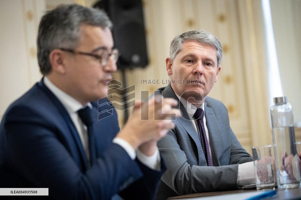 Gerald Darmanin at the Juvenile Justice Conference - Paris AJ