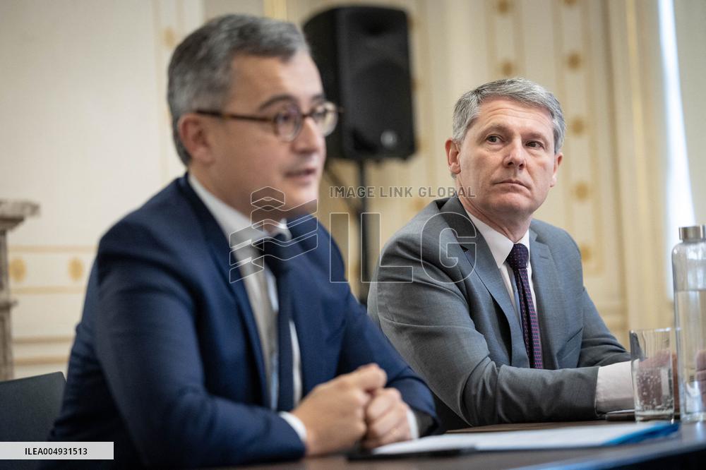 Gerald Darmanin at the Juvenile Justice Conference - Paris AJ