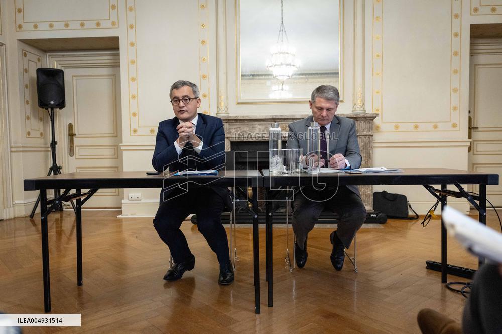 Gerald Darmanin at the Juvenile Justice Conference - Paris AJ