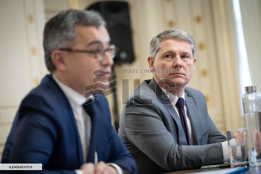 Gerald Darmanin at the Juvenile Justice Conference - Paris AJ