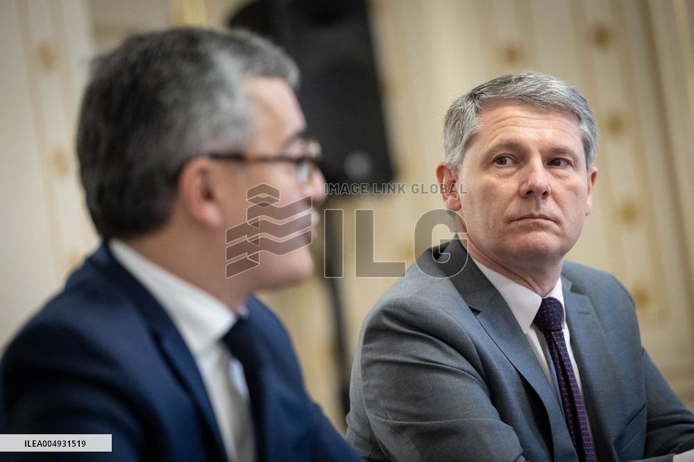 Gerald Darmanin at the Juvenile Justice Conference - Paris AJ