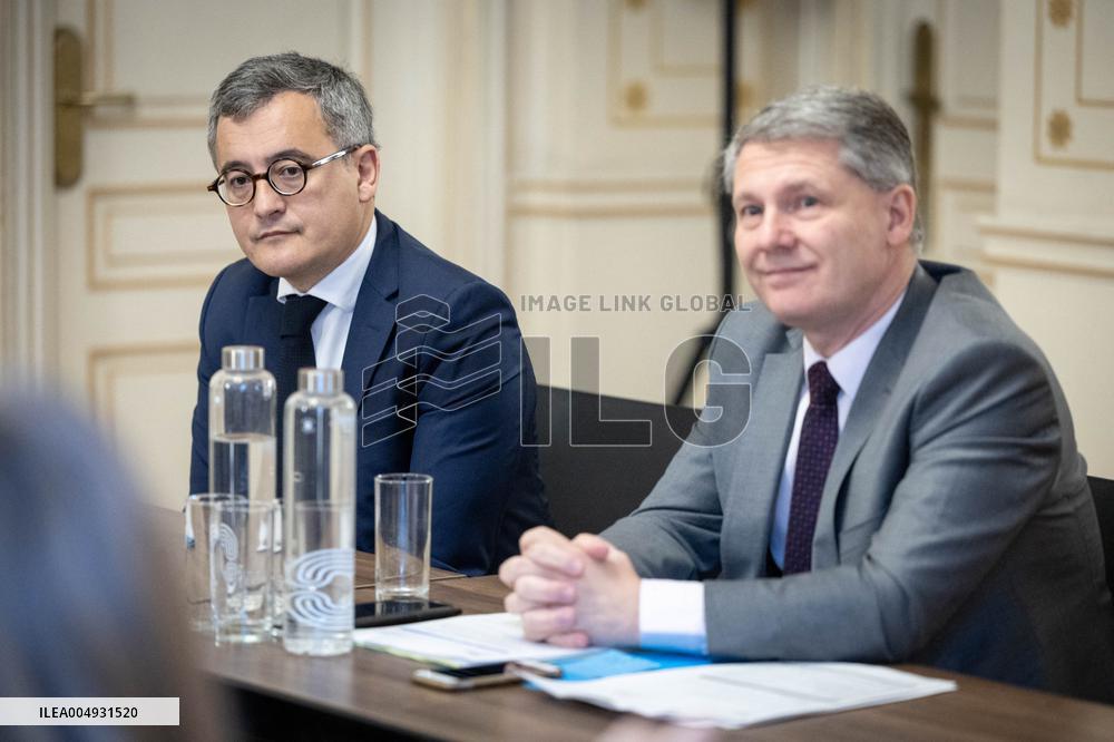 Gerald Darmanin at the Juvenile Justice Conference - Paris AJ