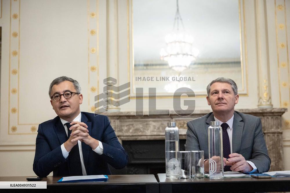 Gerald Darmanin at the Juvenile Justice Conference - Paris AJ