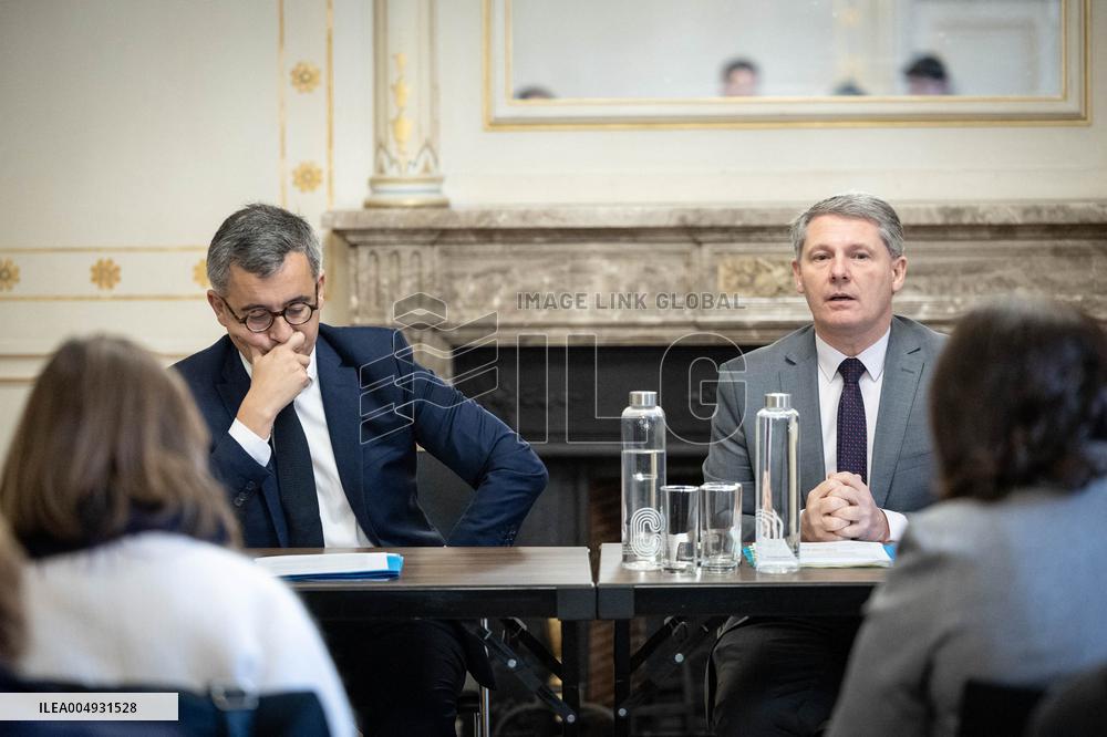 Gerald Darmanin at the Juvenile Justice Conference - Paris AJ