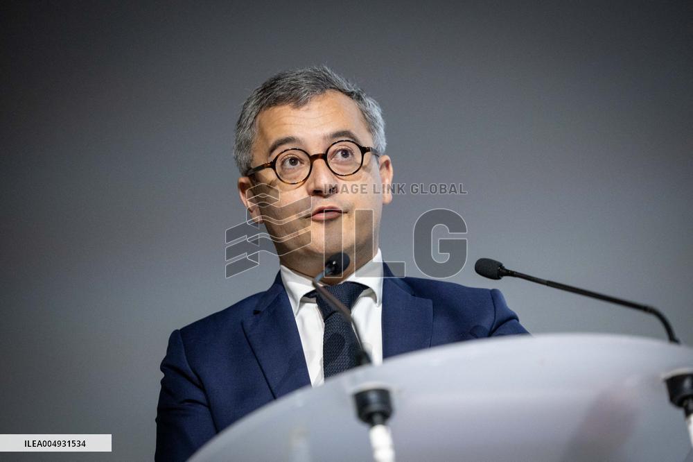 Gerald Darmanin at the Juvenile Justice Conference - Paris AJ