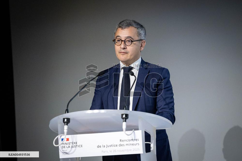 Gerald Darmanin at the Juvenile Justice Conference - Paris AJ