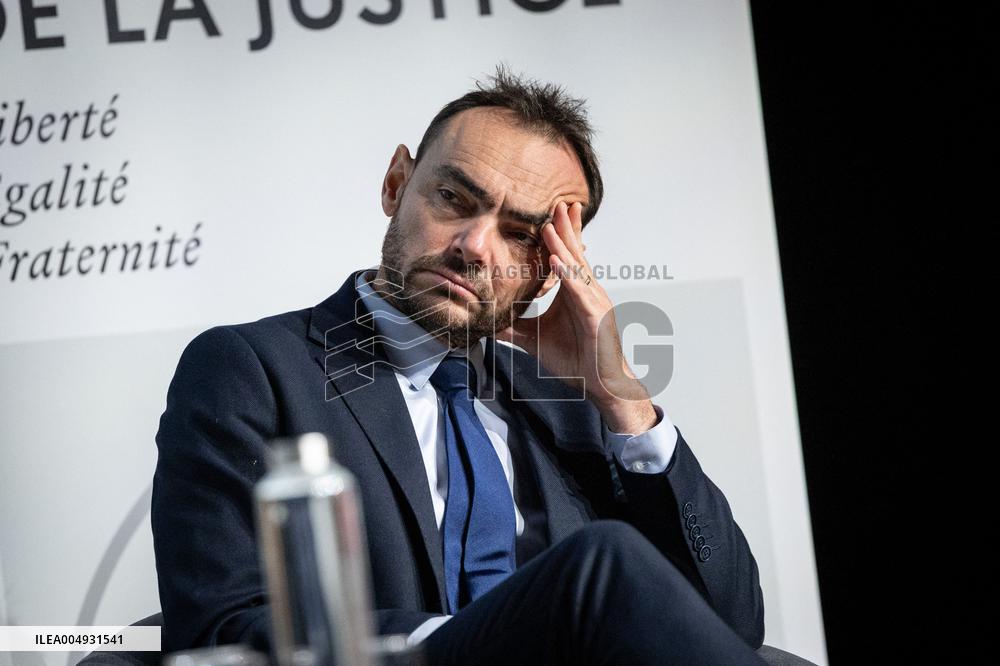 Gerald Darmanin at the Juvenile Justice Conference - Paris AJ