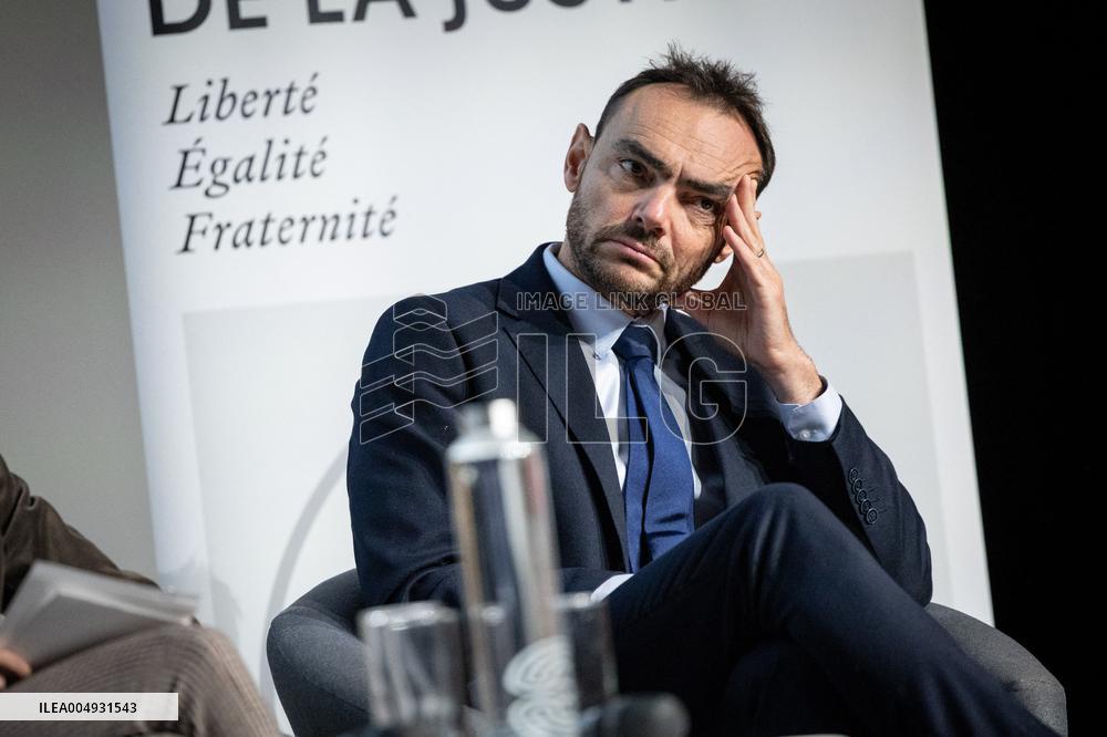 Gerald Darmanin at the Juvenile Justice Conference - Paris AJ