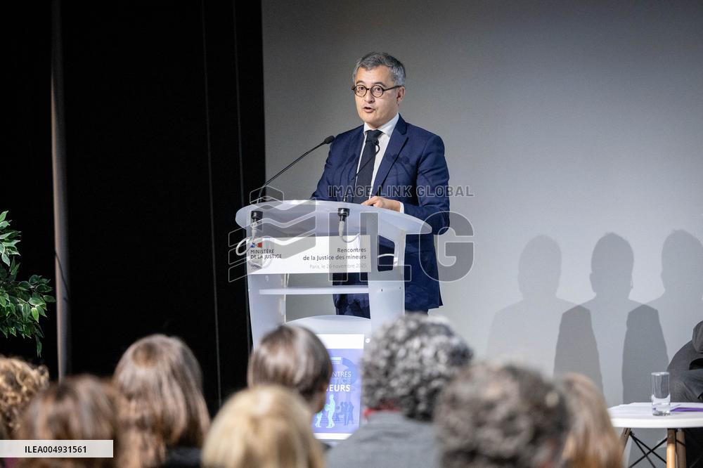 Gerald Darmanin at the Juvenile Justice Conference - Paris AJ