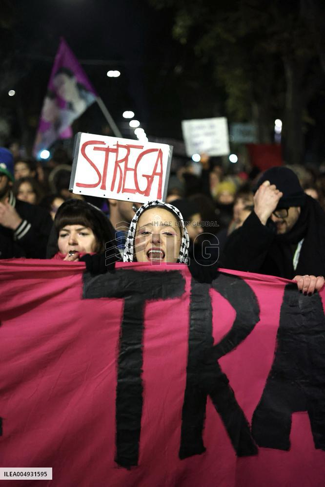March Against War and Violence Against Women - Italy