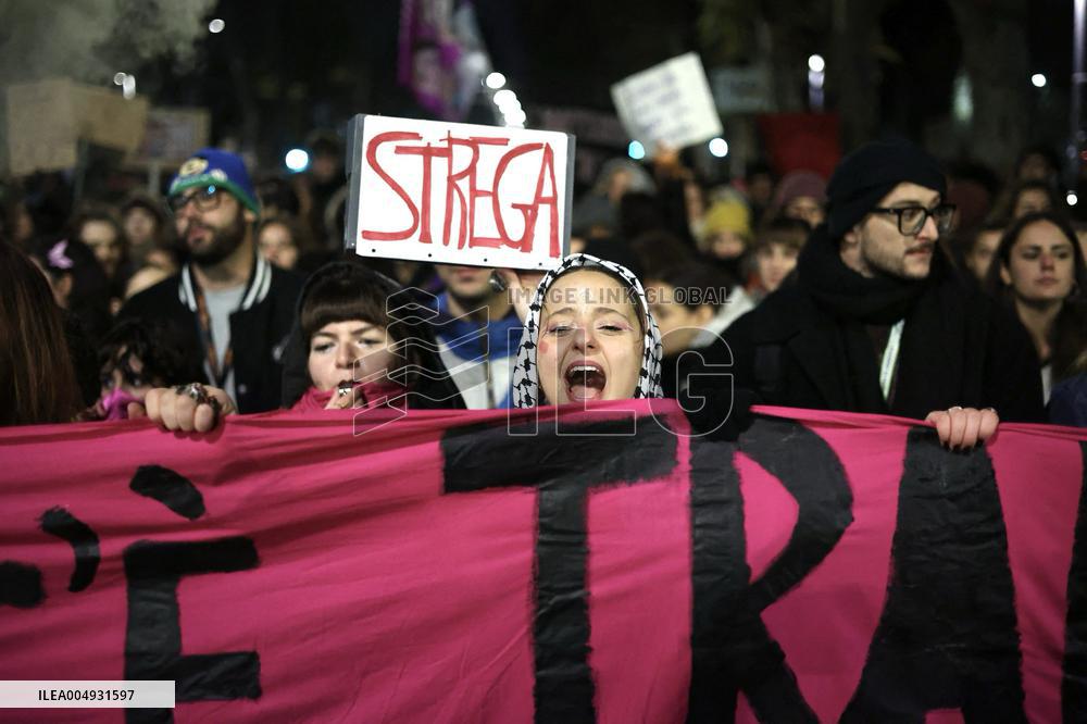 March Against War and Violence Against Women - Italy