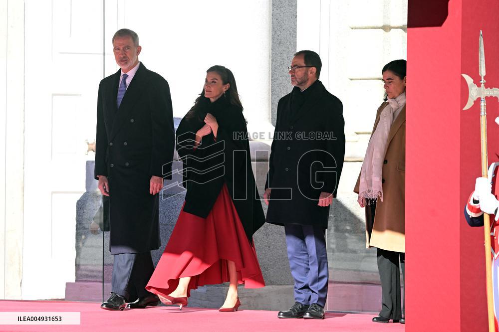 Spain Royals Welcomes German President Steinmeier - Madrid