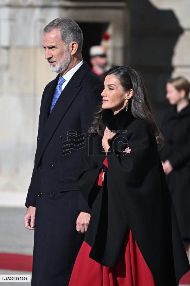 Spain Royals Welcomes German President Steinmeier - Madrid