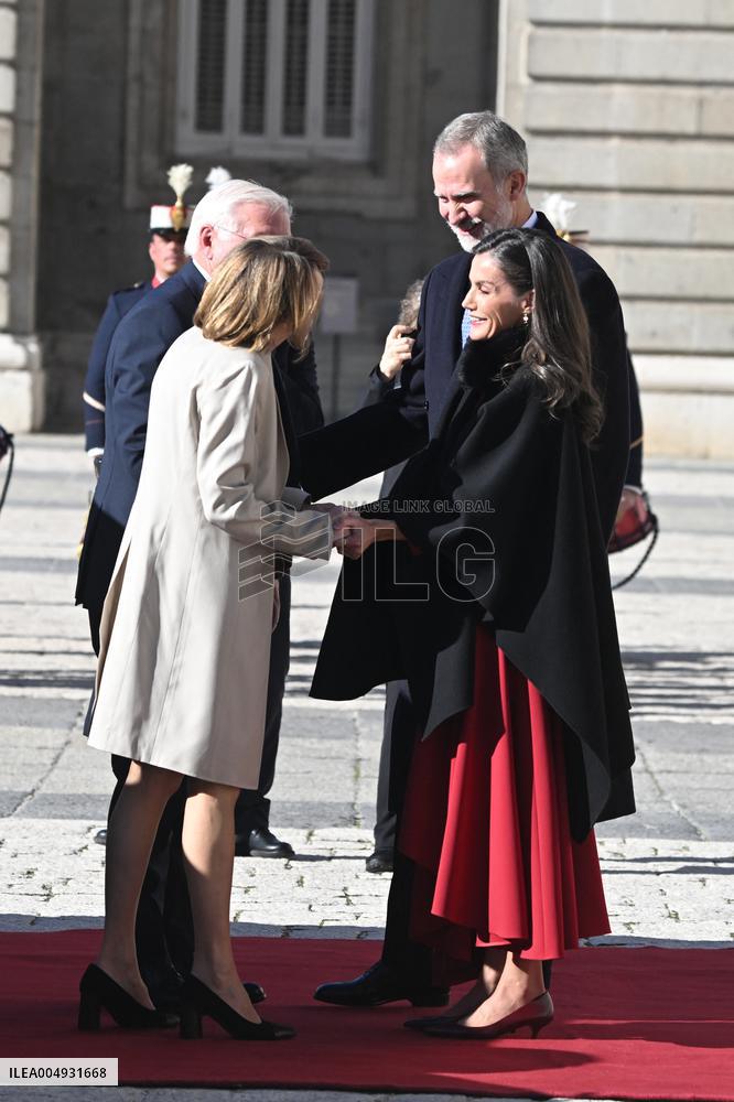 Spain Royals Welcomes German President Steinmeier - Madrid