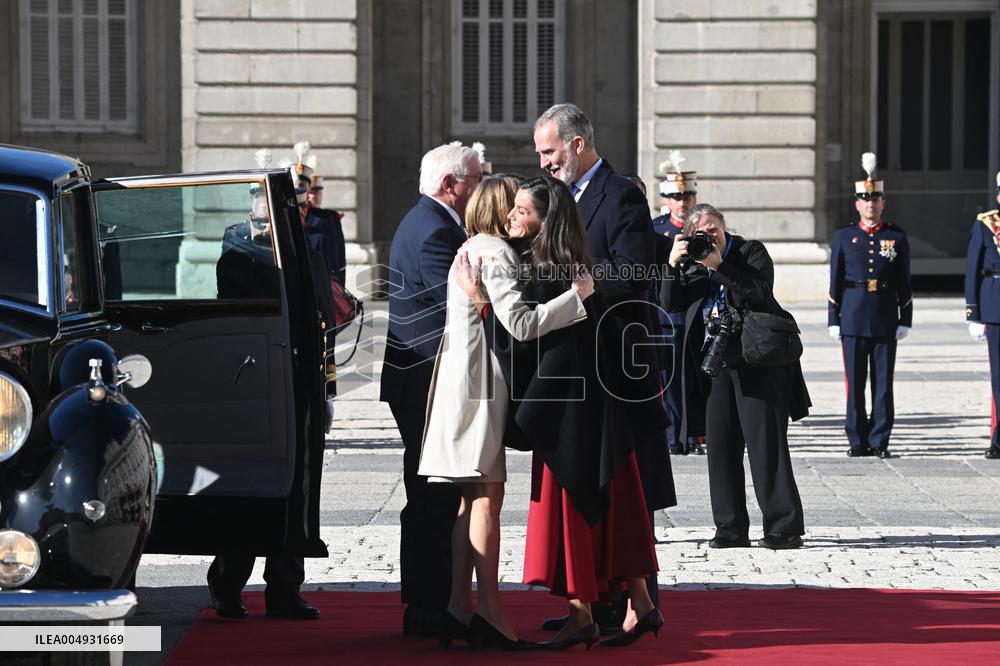 Spain Royals Welcomes German President Steinmeier - Madrid