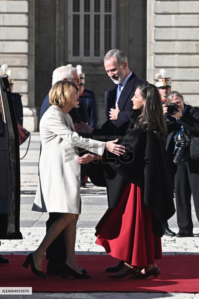 Spain Royals Welcomes German President Steinmeier - Madrid
