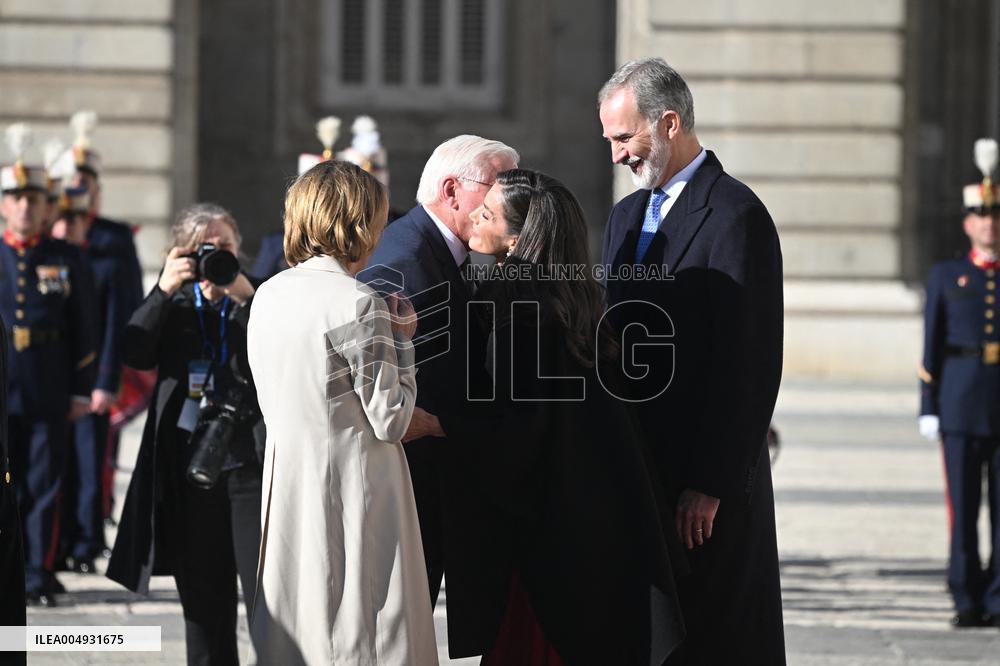 Spain Royals Welcomes German President Steinmeier - Madrid