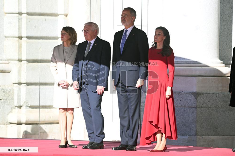 Spain Royals Welcomes German President Steinmeier - Madrid