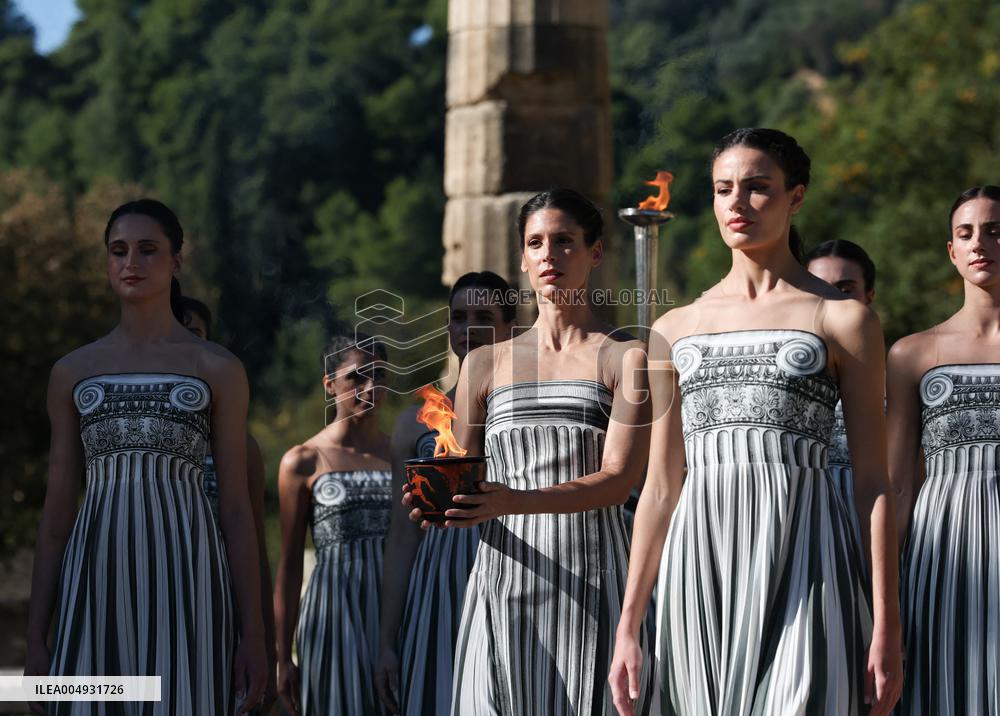 Milan-Cortina 2026 Flame Lighting Ceremony - Greece