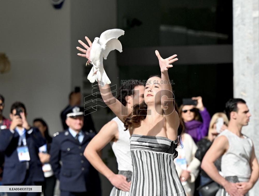 Milan-Cortina 2026 Flame Lighting Ceremony - Greece