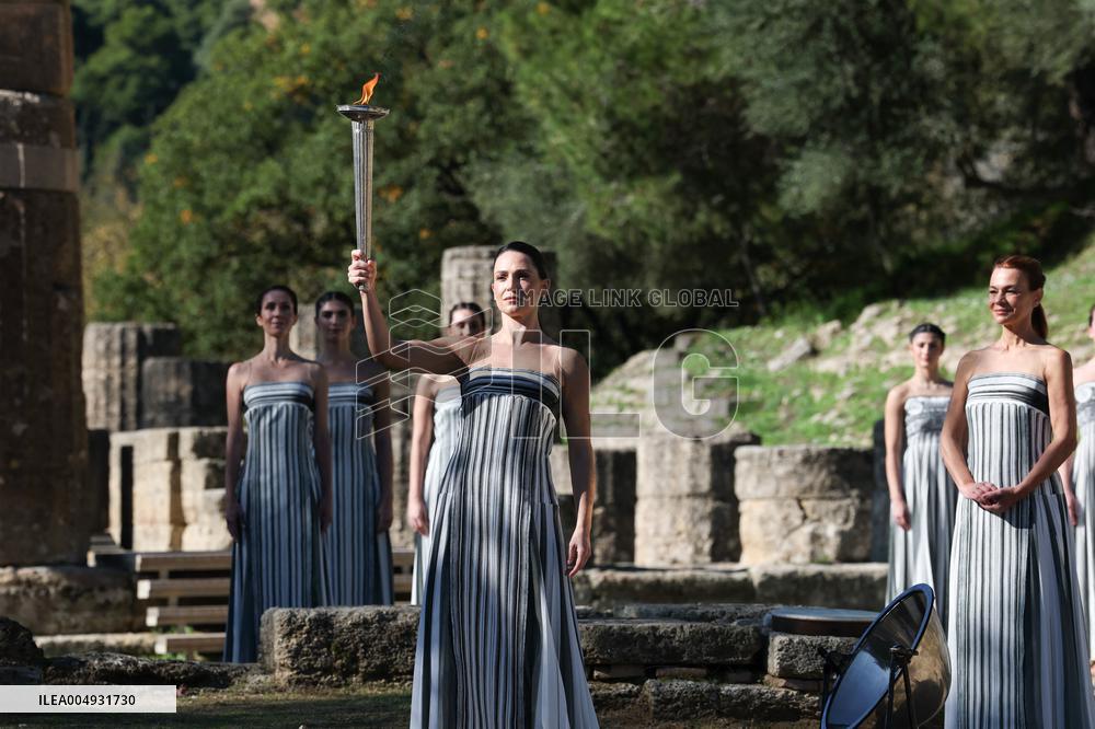 Milan-Cortina 2026 Flame Lighting Ceremony - Greece