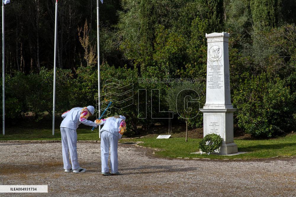 Milan-Cortina 2026 Flame Lighting Ceremony - Greece