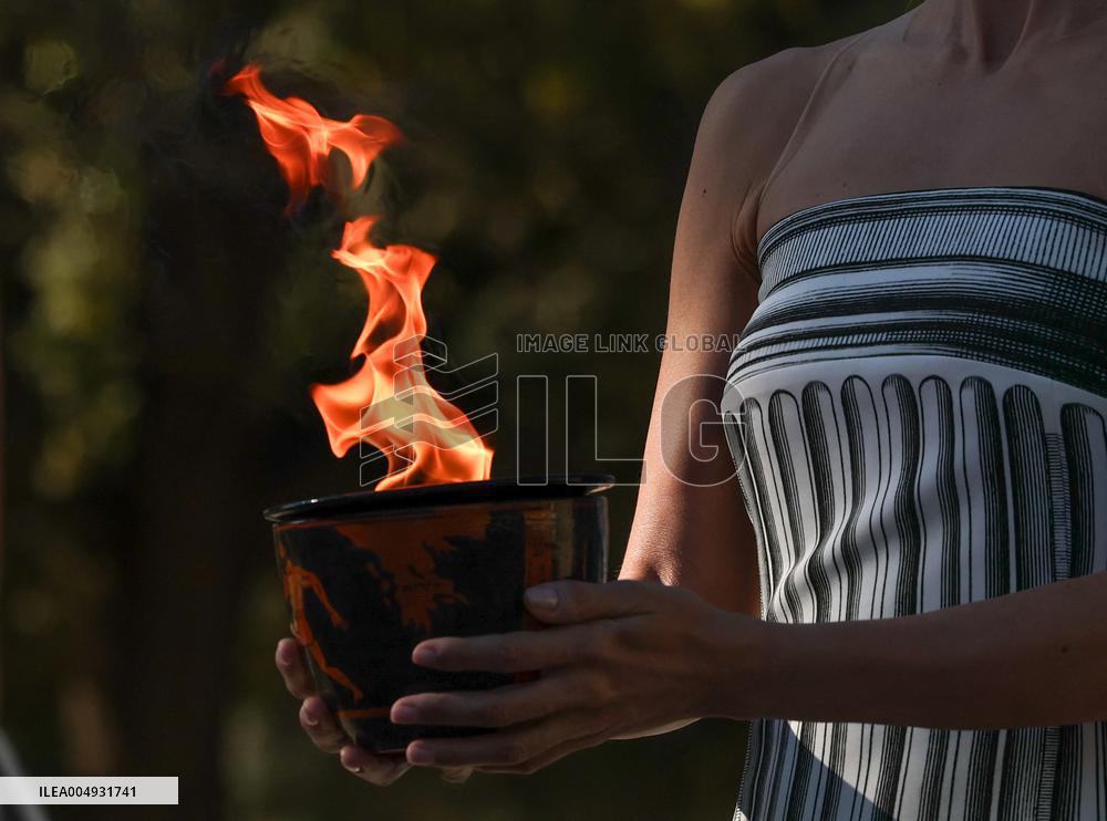 Milan-Cortina 2026 Flame Lighting Ceremony - Greece