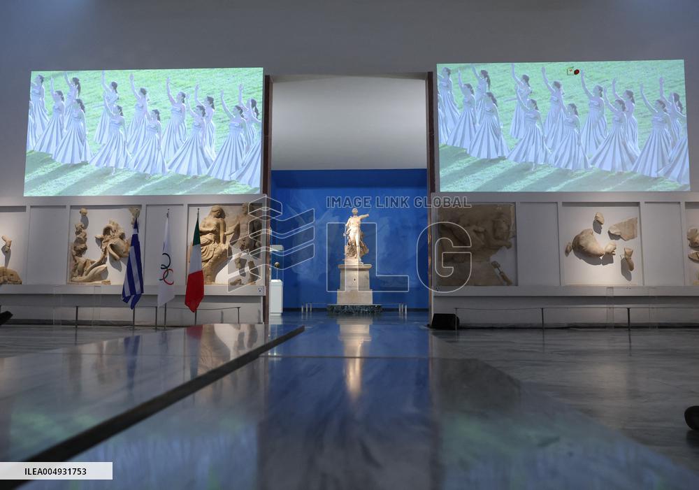 Milan-Cortina 2026 Flame Lighting Ceremony - Greece