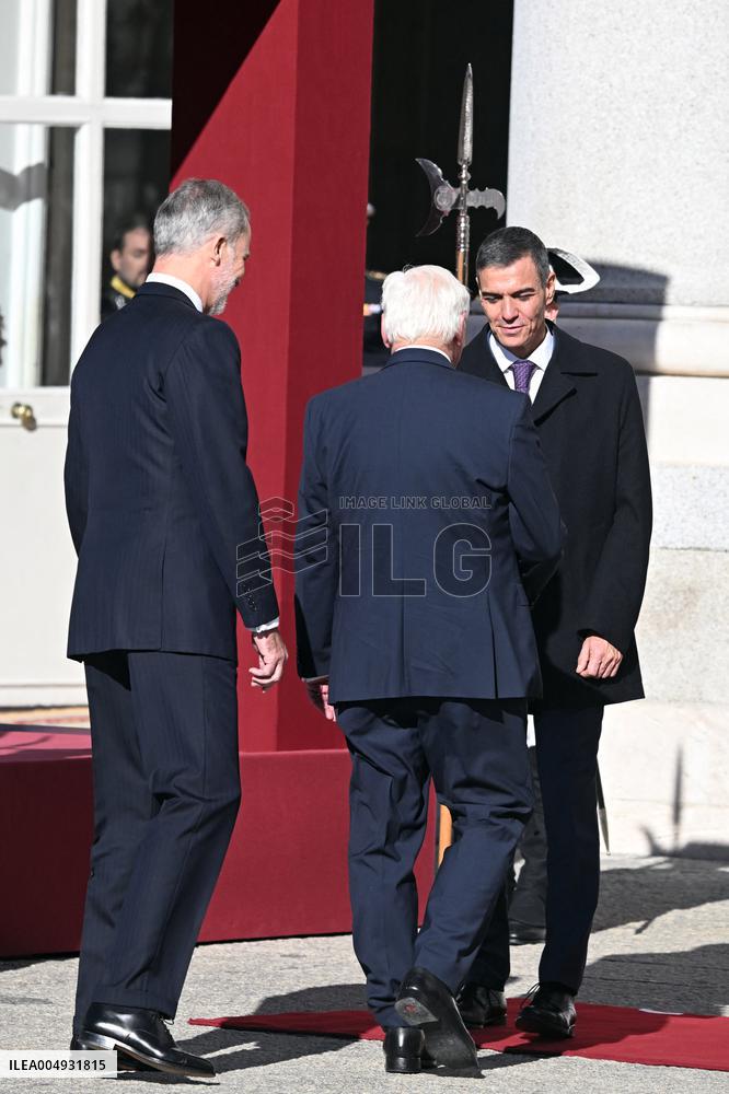 Spain Royals Welcomes German President Steinmeier - Madrid