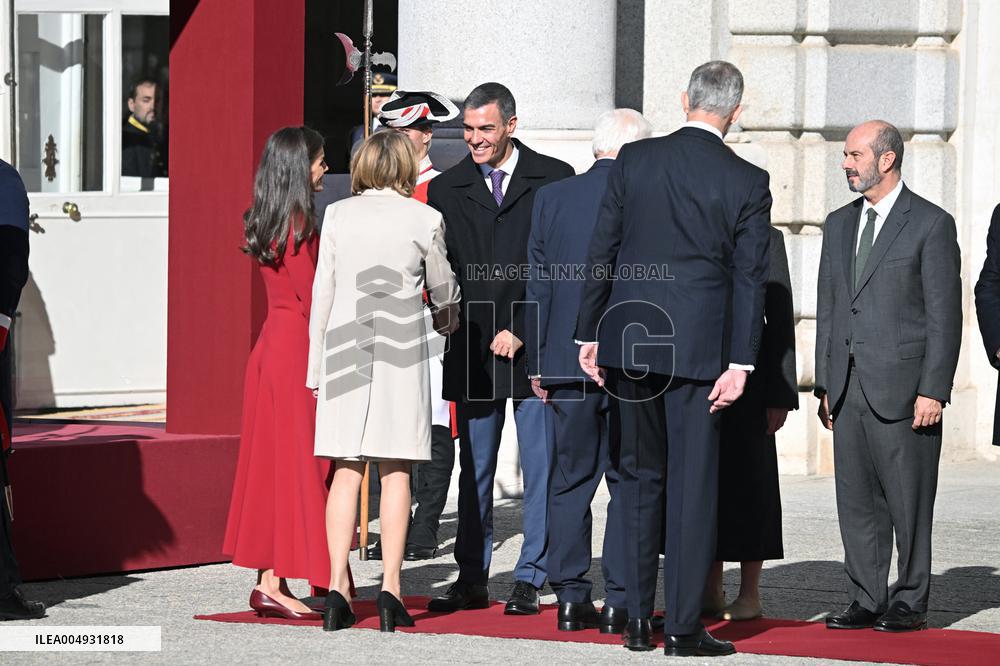 Spain Royals Welcomes German President Steinmeier - Madrid