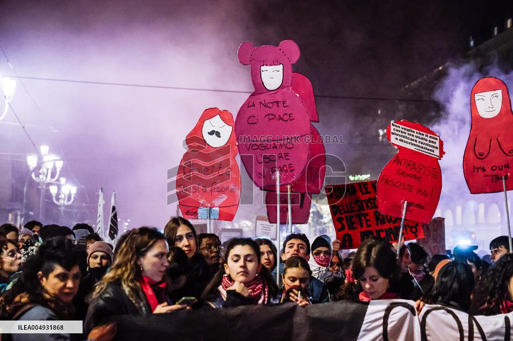 March Against War and Violence Against Women - Italy