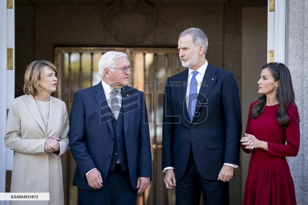 Spain Royals Receives German President - Madrid