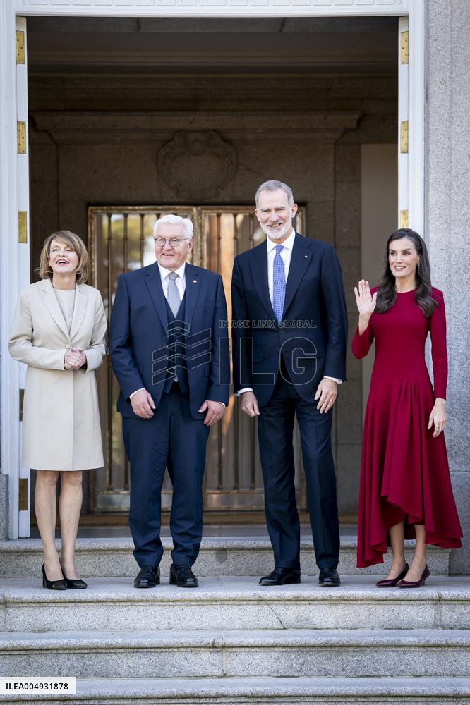 Spain Royals Receives German President - Madrid
