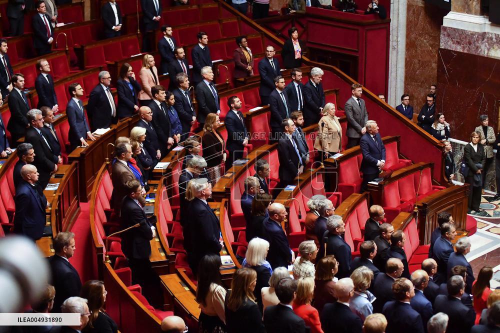 Tribute From the National Assembly to Olivier Marleix - Paris
